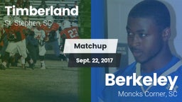 Matchup: Timberland vs. Berkeley  2017