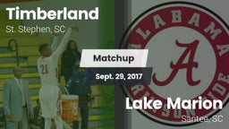 Matchup: Timberland vs. Lake Marion  2017