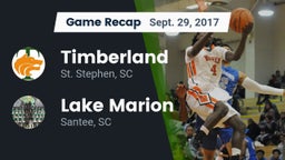 Recap: Timberland  vs. Lake Marion  2017