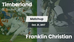 Matchup: Timberland vs. Franklin Christian 2017