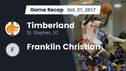 Recap: Timberland  vs. Franklin Christian 2017