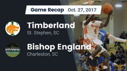 Recap: Timberland  vs. Bishop England  2017