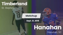 Matchup: Timberland vs. Hanahan  2018