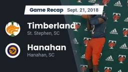 Recap: Timberland  vs. Hanahan  2018