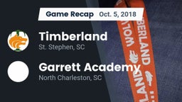 Recap: Timberland  vs. Garrett Academy  2018