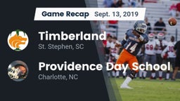 Recap: Timberland  vs. Providence Day School 2019