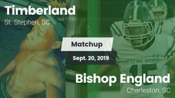 Matchup: Timberland vs. Bishop England  2019