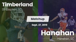 Matchup: Timberland vs. Hanahan  2019