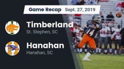 Recap: Timberland  vs. Hanahan  2019