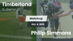 Matchup: Timberland vs. Philip Simmons  2019