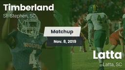 Matchup: Timberland vs. Latta  2019