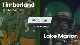Matchup: Timberland vs. Lake Marion  2020