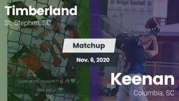 Matchup: Timberland vs. Keenan  2020