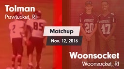 Matchup: Tolman vs. Woonsocket  2016