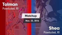 Matchup: Tolman vs. Shea  2016