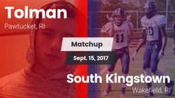 Matchup: Tolman vs. South Kingstown  2017