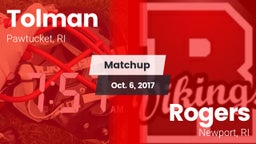 Matchup: Tolman vs. Rogers  2017