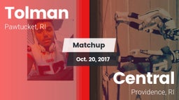 Matchup: Tolman vs. Central  2017