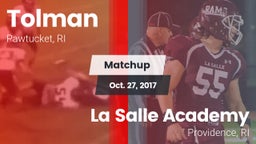 Matchup: Tolman vs. La Salle Academy 2017