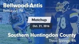 Matchup: Bellwood-Antis vs. Southern Huntingdon County  2016