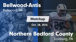 Matchup: Bellwood-Antis vs. Northern Bedford County  2016