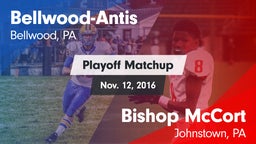Matchup: Bellwood-Antis vs. Bishop McCort  2016
