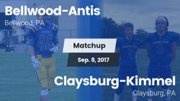 Matchup: Bellwood-Antis vs. Claysburg-Kimmel  2017