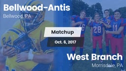 Matchup: Bellwood-Antis vs. West Branch  2017