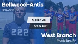 Matchup: Bellwood-Antis vs. West Branch  2018