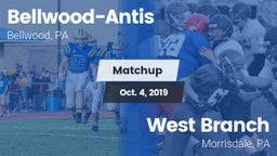 Matchup: Bellwood-Antis vs. West Branch  2019