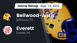 Recap: Bellwood-Antis  vs. Everett  2019