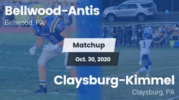 Matchup: Bellwood-Antis vs. Claysburg-Kimmel  2020