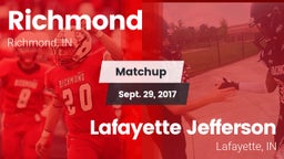 Matchup: Richmond vs. Lafayette Jefferson  2017