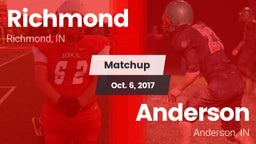 Matchup: Richmond vs. Anderson  2017