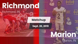 Matchup: Richmond vs. Marion  2019