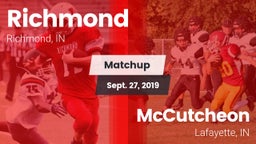Matchup: Richmond vs. McCutcheon  2019