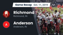 Recap: Richmond  vs. Anderson  2019