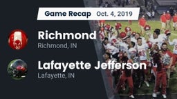 Recap: Richmond  vs. Lafayette Jefferson  2019