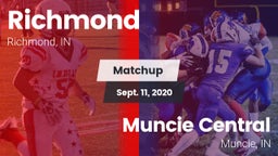 Matchup: Richmond vs. Muncie Central  2020