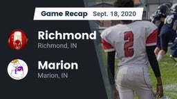 Recap: Richmond  vs. Marion  2020