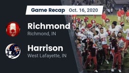 Recap: Richmond  vs. Harrison  2020