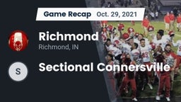 Recap: Richmond  vs. Sectional Connersville 2021