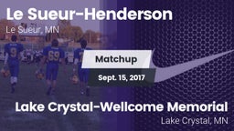Matchup: Le Sueur-Henderson vs. Lake Crystal-Wellcome Memorial  2017