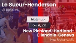 Matchup: Le Sueur-Henderson vs. New Richland-Hartland-Ellendale-Geneva  2017