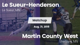 Matchup: Le Sueur-Henderson vs. Martin County West  2018