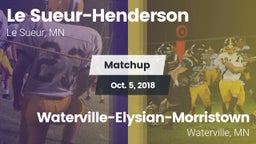 Matchup: Le Sueur-Henderson vs. Waterville-Elysian-Morristown  2018