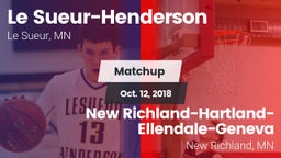 Matchup: Le Sueur-Henderson vs. New Richland-Hartland-Ellendale-Geneva  2018
