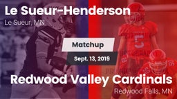 Matchup: Le Sueur-Henderson vs. Redwood Valley Cardinals 2019