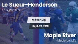 Matchup: Le Sueur-Henderson vs. Maple River  2019