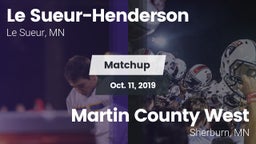 Matchup: Le Sueur-Henderson vs. Martin County West  2019